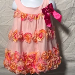 bonnie baby rosette bubble dress